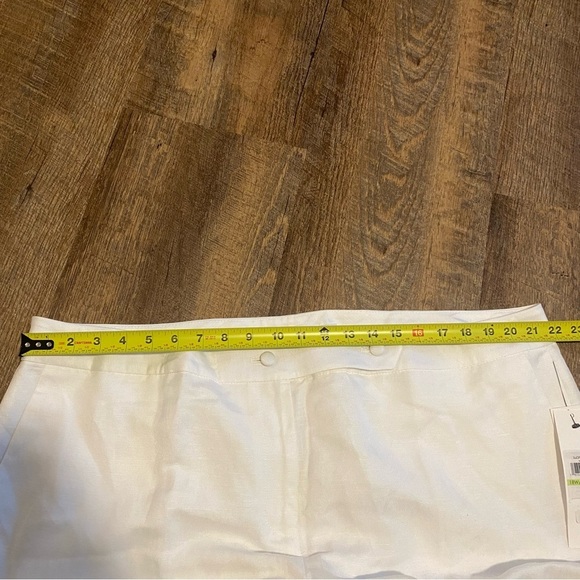 NWT Calvin Klein White Linen Pants Size 18W - Picture 5 of 11
